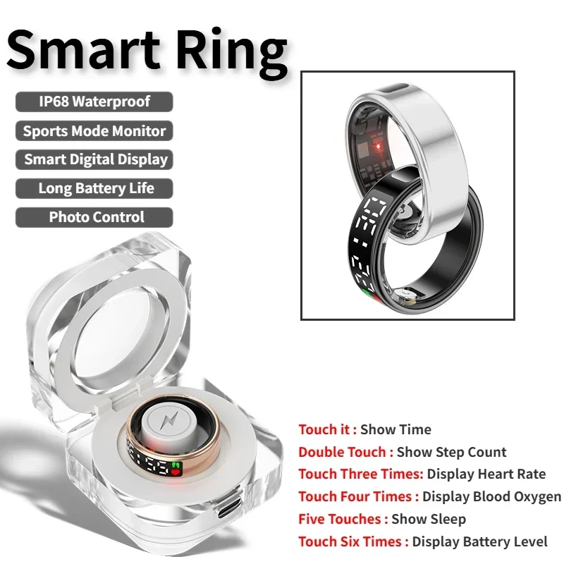 Gymnastic Ring - SR08 anneau intelligent pour hommes femmes