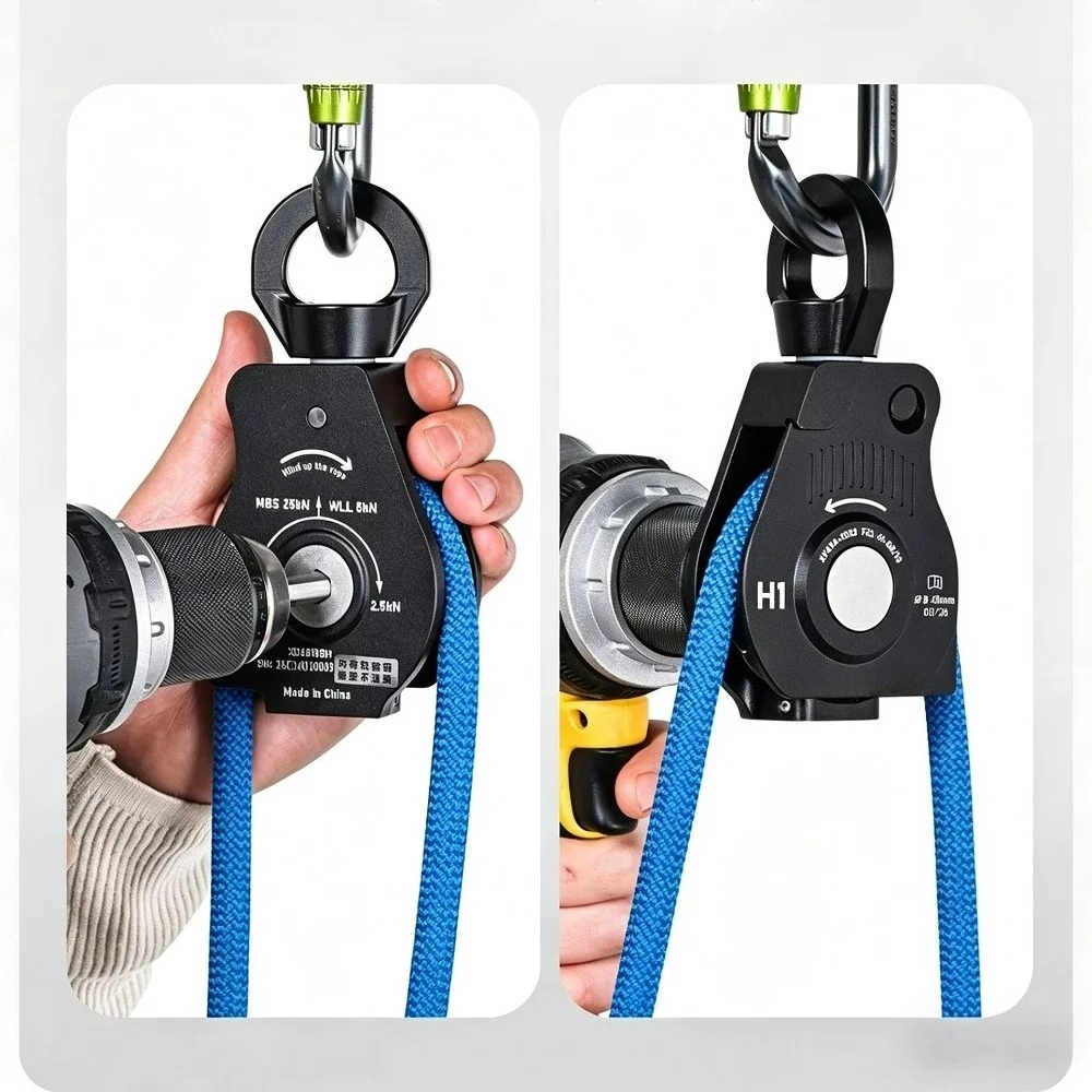 Rope Climb - Enrouleur de corde électrique pour perceuse,