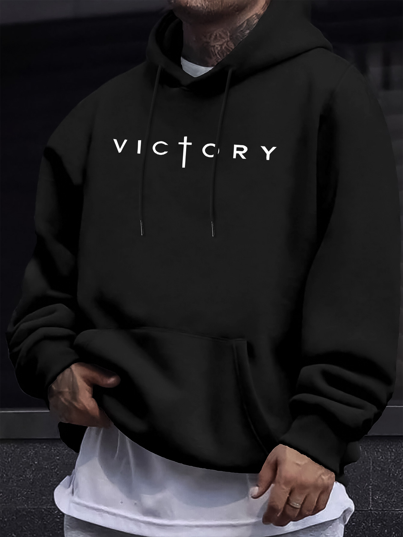 Sweat-shirt à capuche pour hom - Crossfit Victory avis et prix
