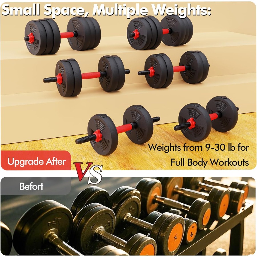 Ensemble d'haltères réglables, - Kettlebell avis et prix