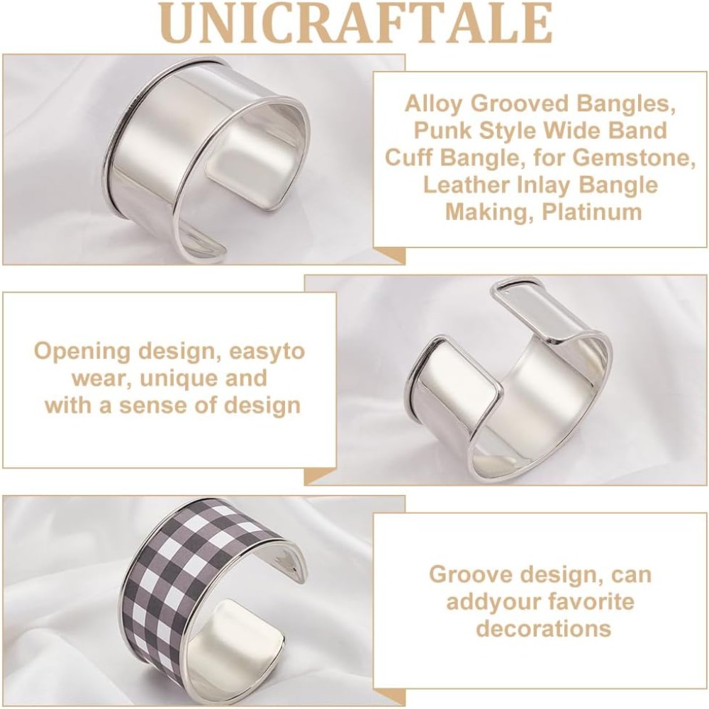 Bracelets rainurés en platine, - Wrist Wraps avis et prix