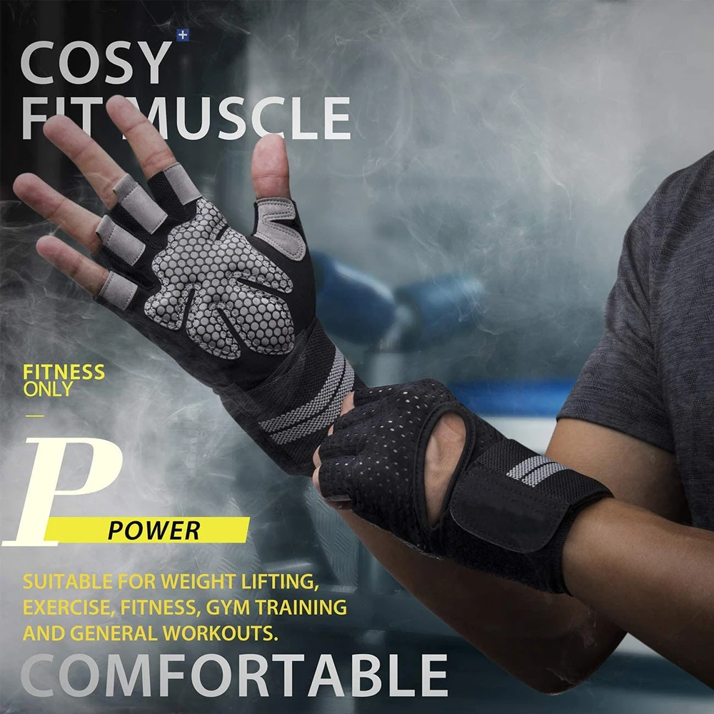 Gants de fitness demi-doigt av - Weightlifting Gloves avis et prix