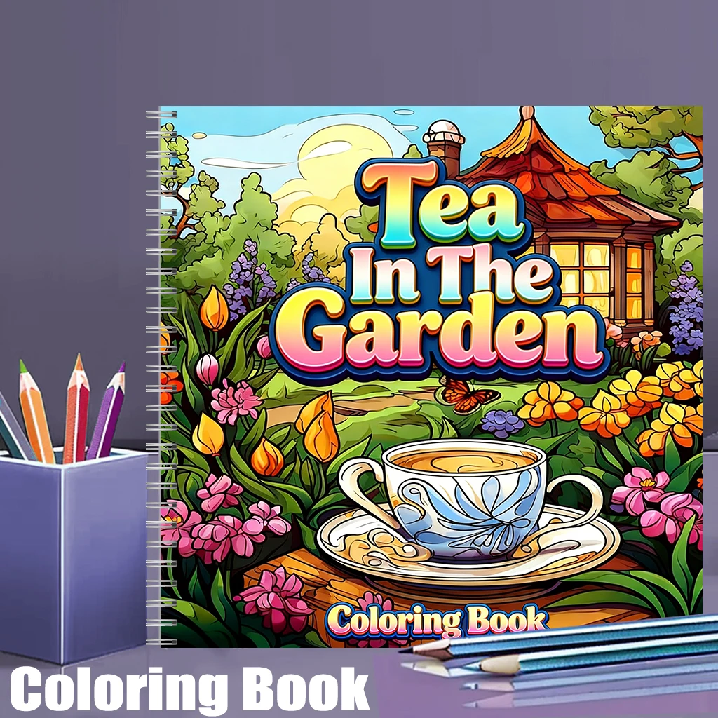Livre de coloriage Tea In The  - Chalk Bag avis et prix